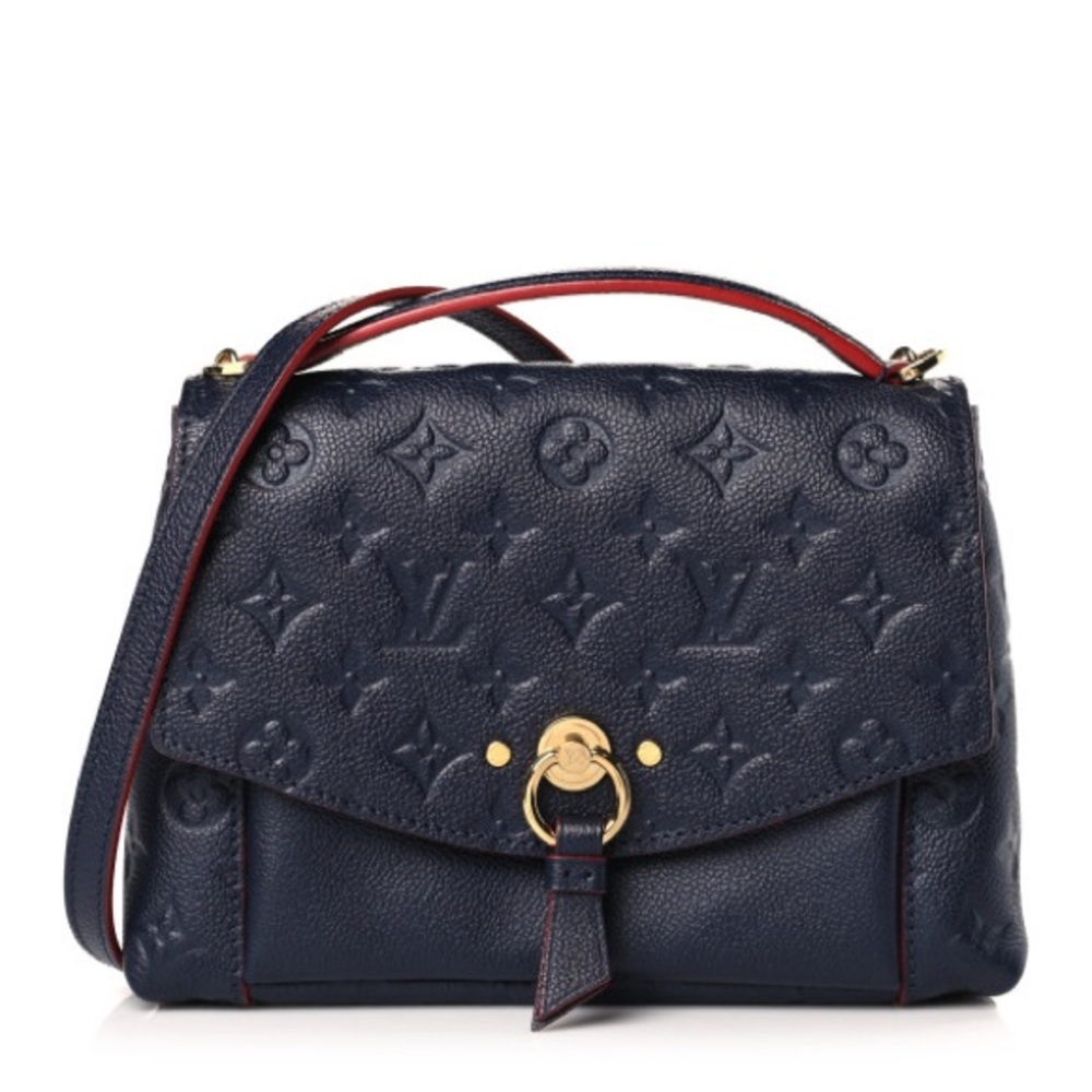 FULL INCLUSION LOUIS VUITTON Empreinte Blanche BB Marine Rouge